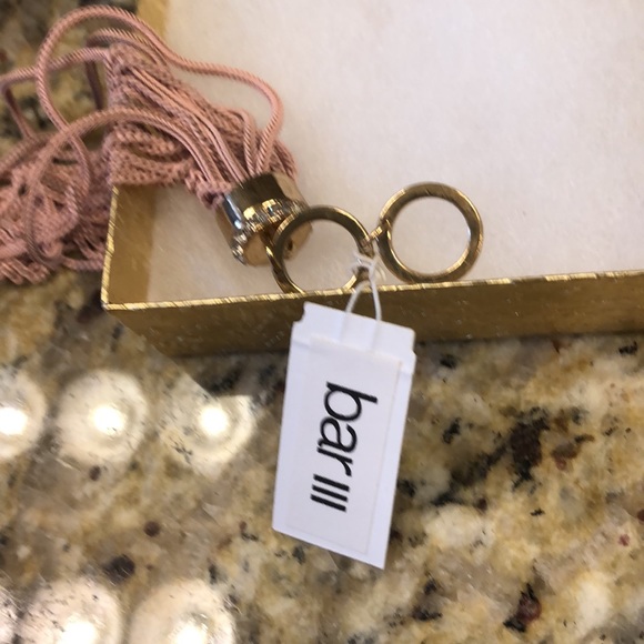 👗 BAR III toggle 23 pink chain bracelet gold - Picture 9 of 13